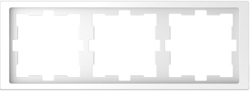 Рамка универсальная Schneider Electric Merten D-Life 3-м. белый лотос картинка